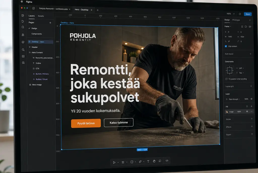 Suunnittelija työssä